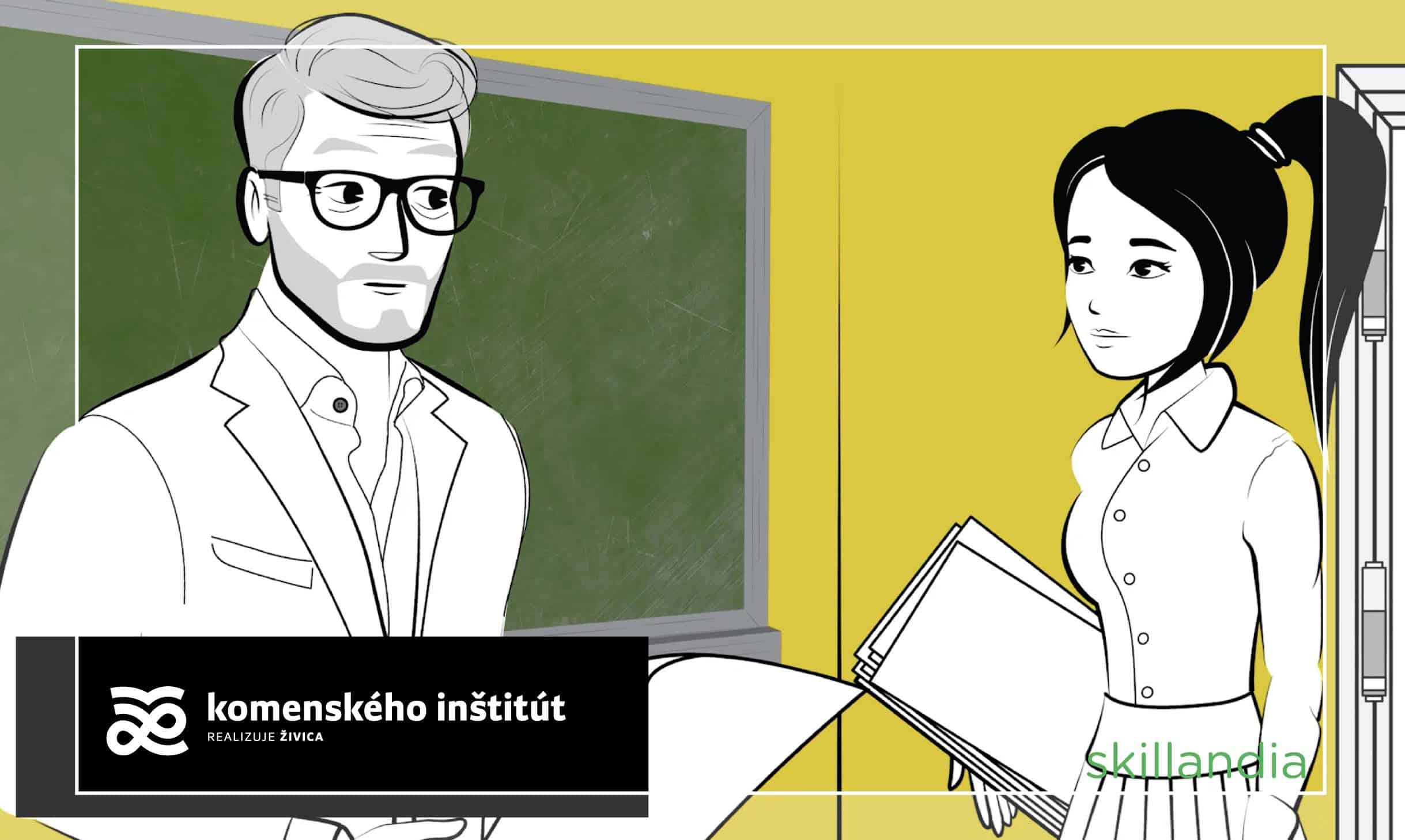 Komenskeho institut mlv.sk animacie video grafika reklamne studio ilustracia
